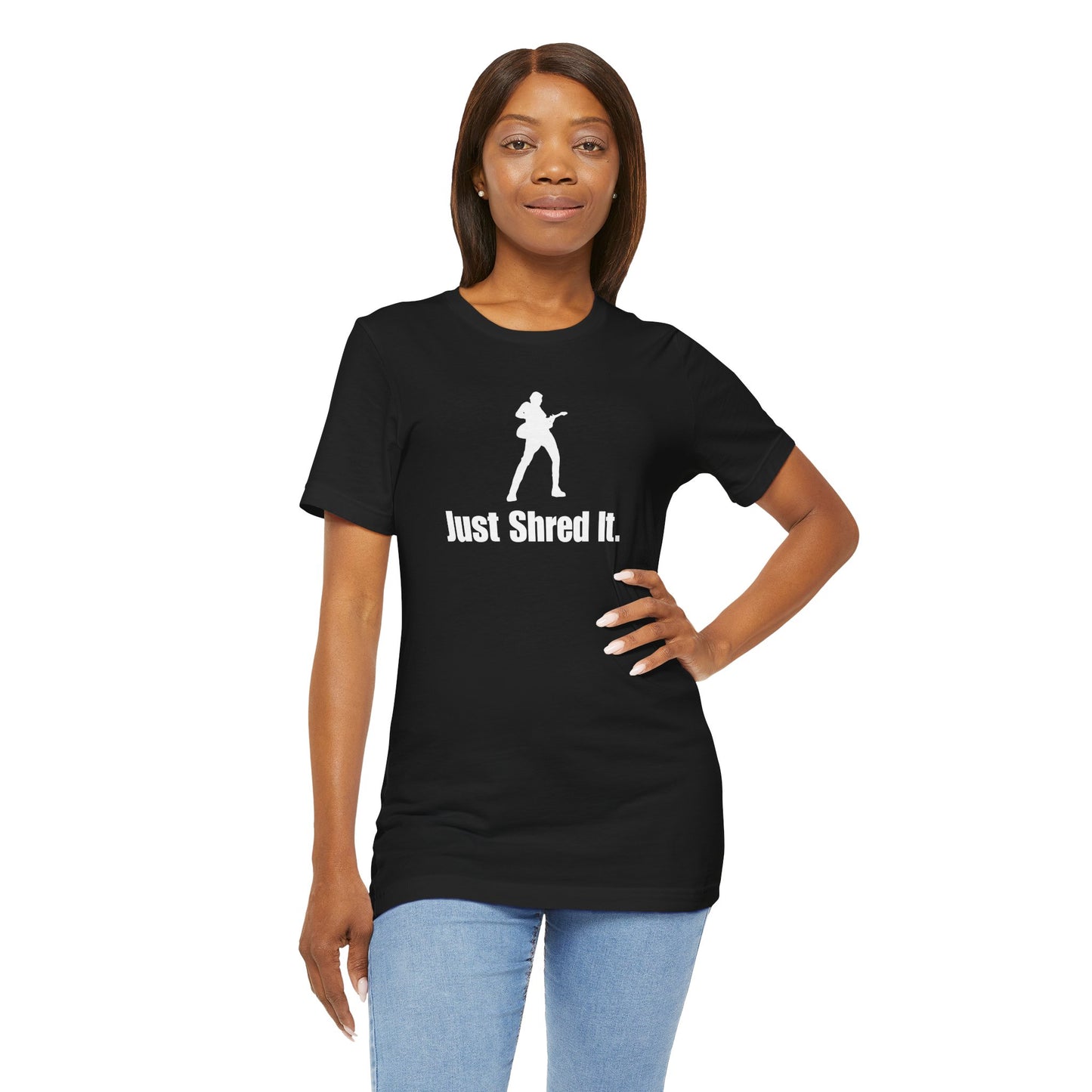 Music Lover's Unisex Tee - Just Shred It, Concert Shirt, Band Merch, Gift for Musicians, Rock T-Shirt