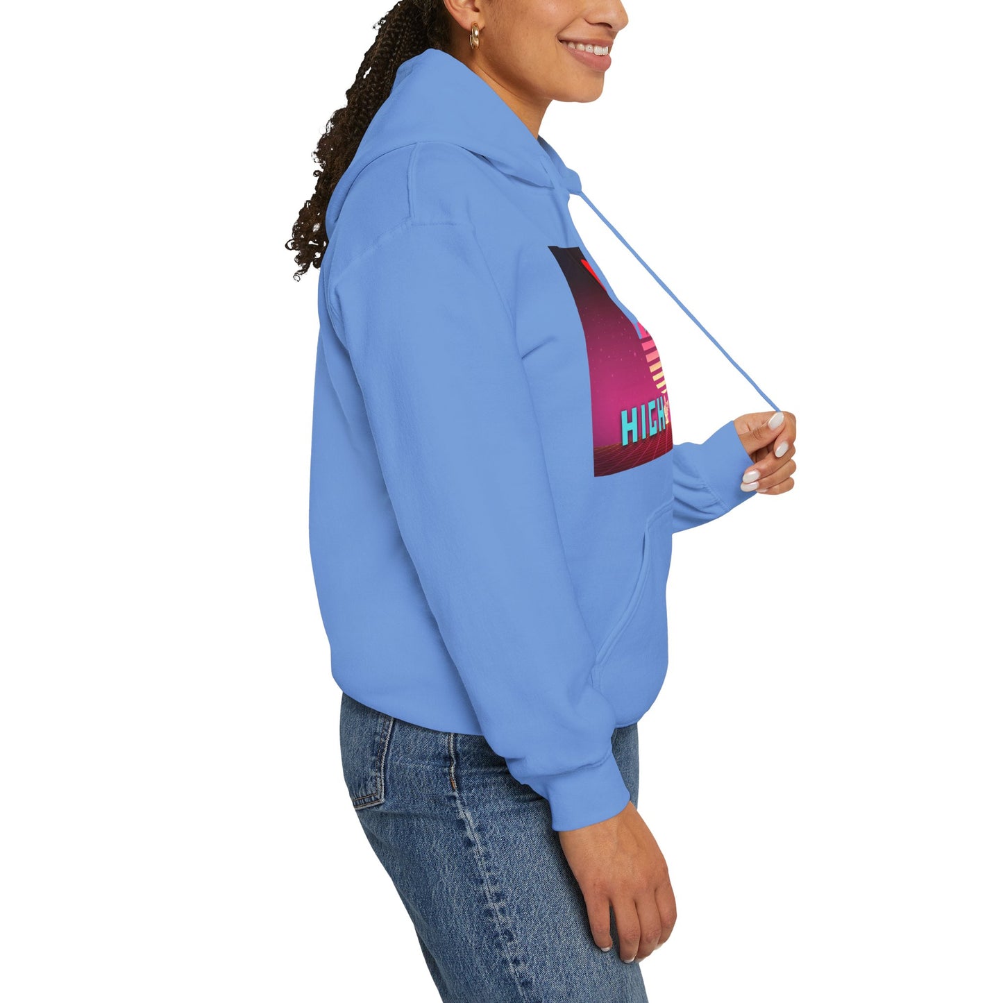Retro Music-Inspired Hoodie - Unisex Heavy Blend Sweatshirt, Cozy Gift for Musicians, Concerts, Festivals, and Parties
