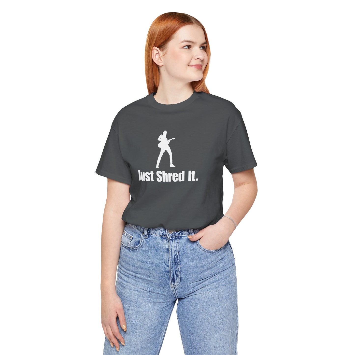 Music Lover's Unisex Tee - Just Shred It, Concert Shirt, Band Merch, Gift for Musicians, Rock T-Shirt
