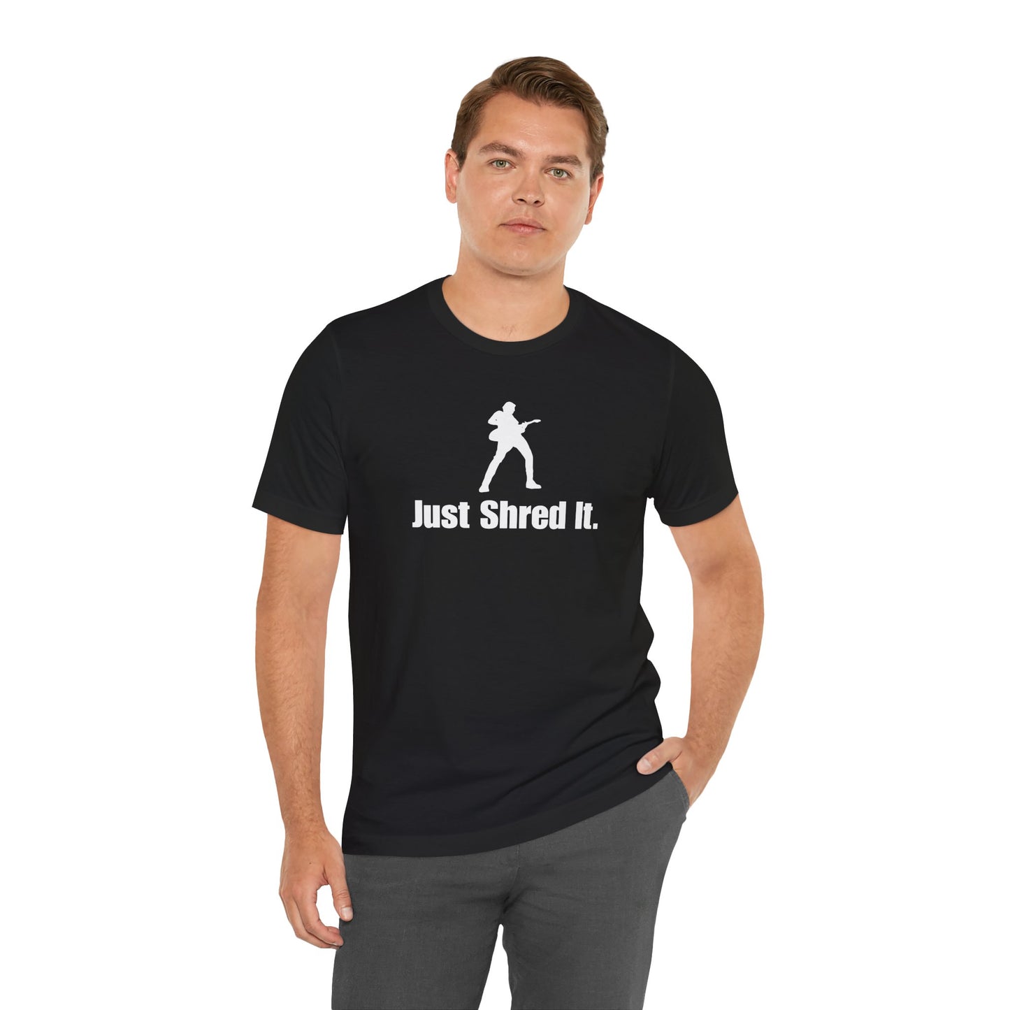 Music Lover's Unisex Tee - Just Shred It, Concert Shirt, Band Merch, Gift for Musicians, Rock T-Shirt