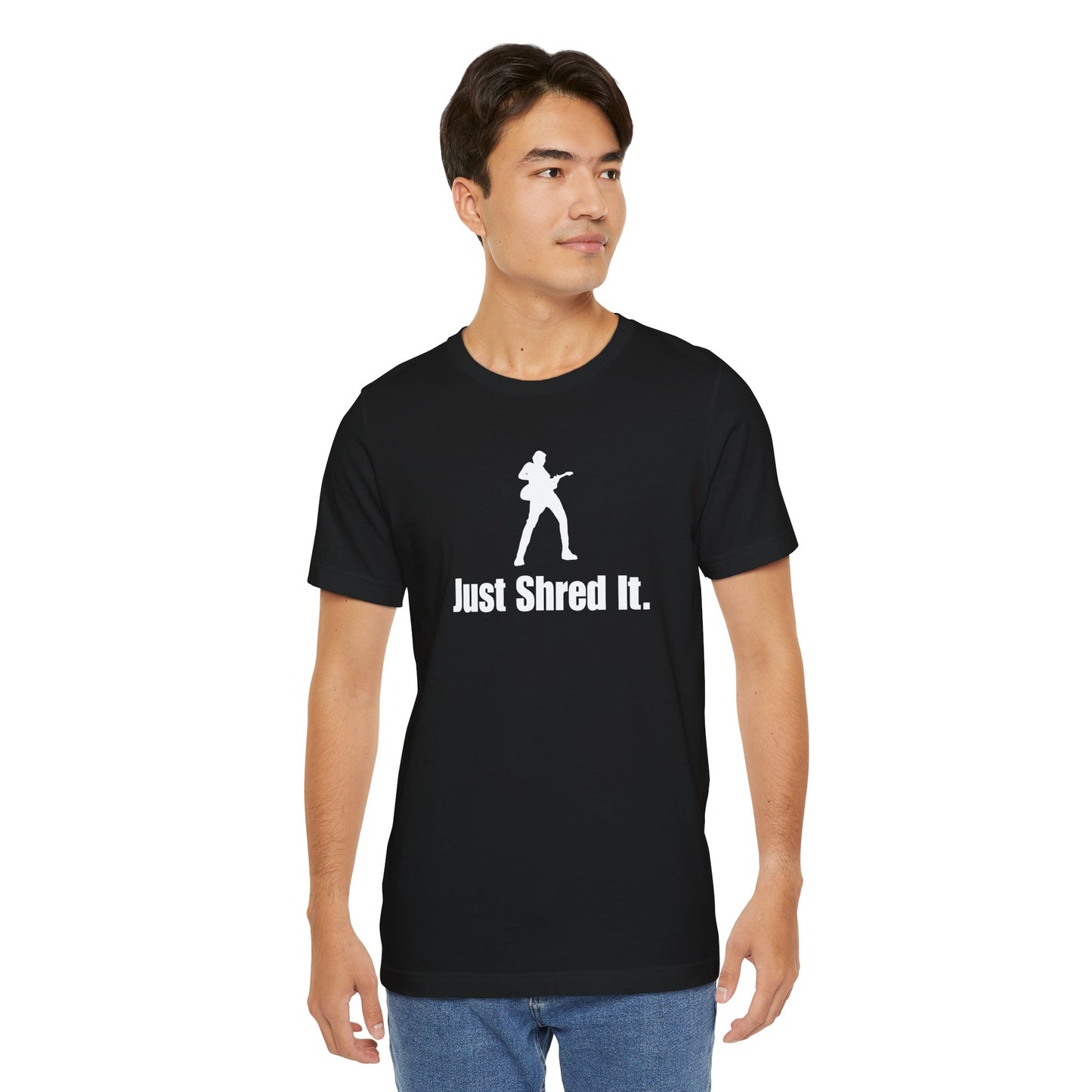 Music Lover's Unisex Tee - Just Shred It, Concert Shirt, Band Merch, Gift for Musicians, Rock T-Shirt