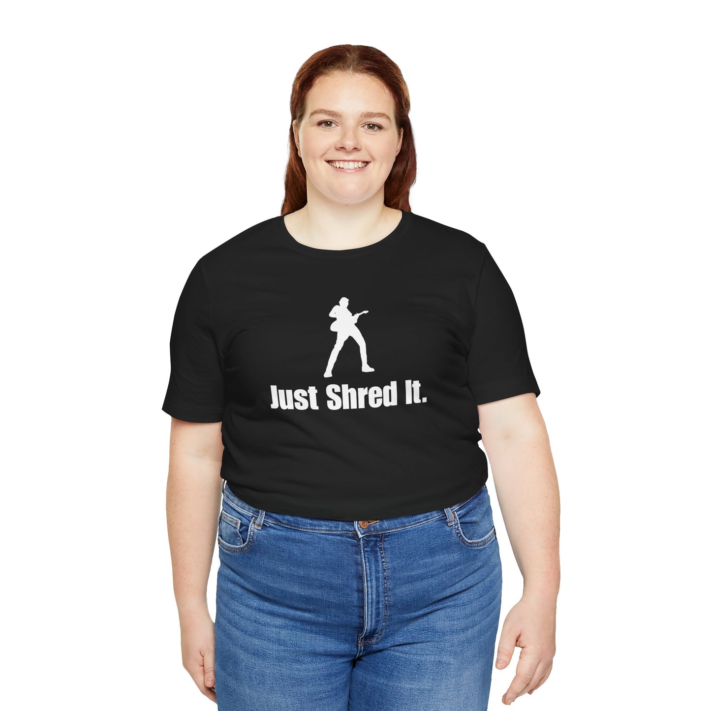 Music Lover's Unisex Tee - Just Shred It, Concert Shirt, Band Merch, Gift for Musicians, Rock T-Shirt
