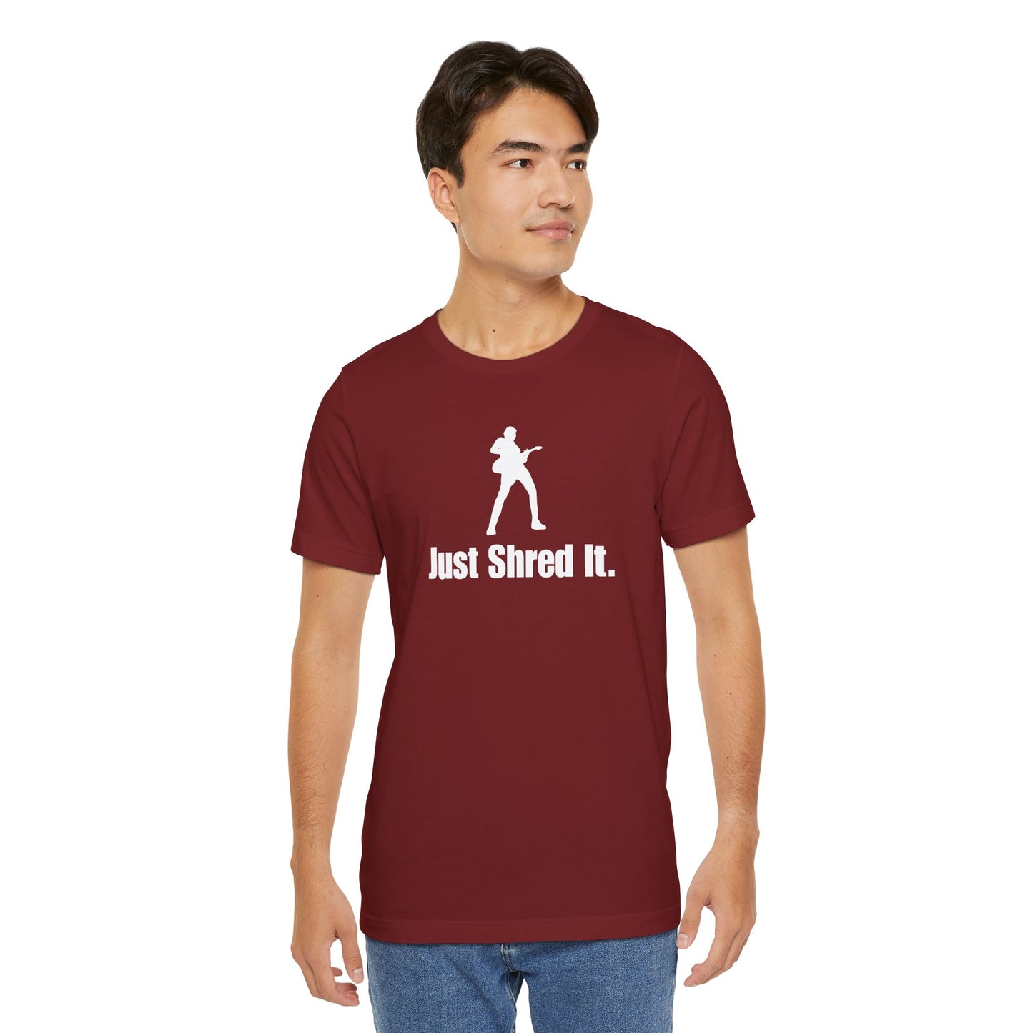 Music Lover's Unisex Tee - Just Shred It, Concert Shirt, Band Merch, Gift for Musicians, Rock T-Shirt