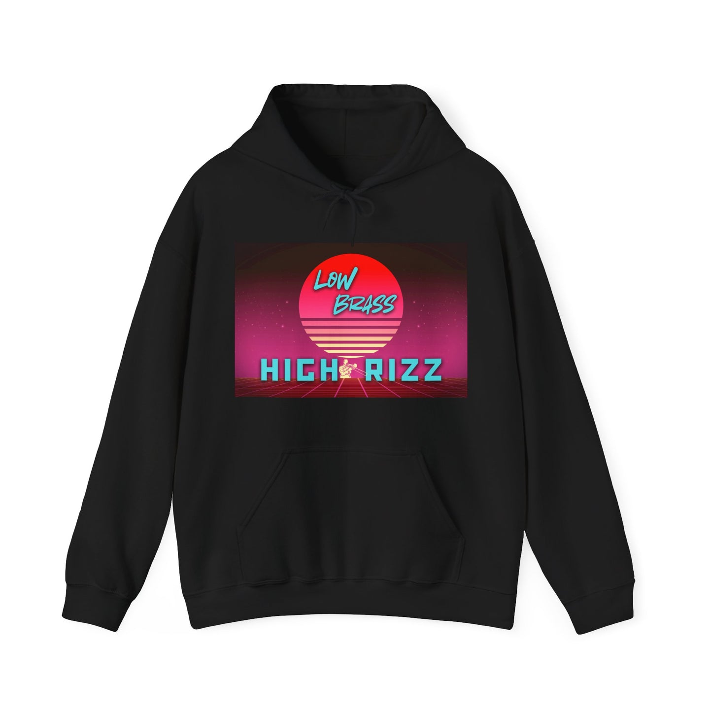 Retro Music-Inspired Hoodie - Unisex Heavy Blend Sweatshirt, Cozy Gift for Musicians, Concerts, Festivals, and Parties