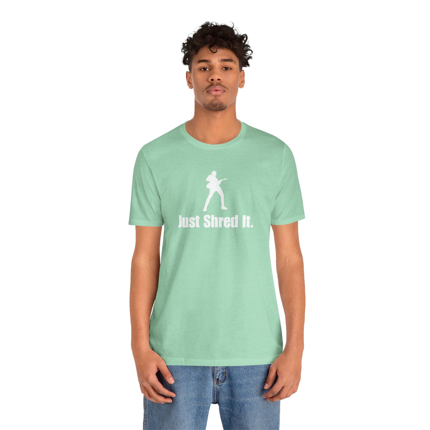 Music Lover's Unisex Tee - Just Shred It, Concert Shirt, Band Merch, Gift for Musicians, Rock T-Shirt