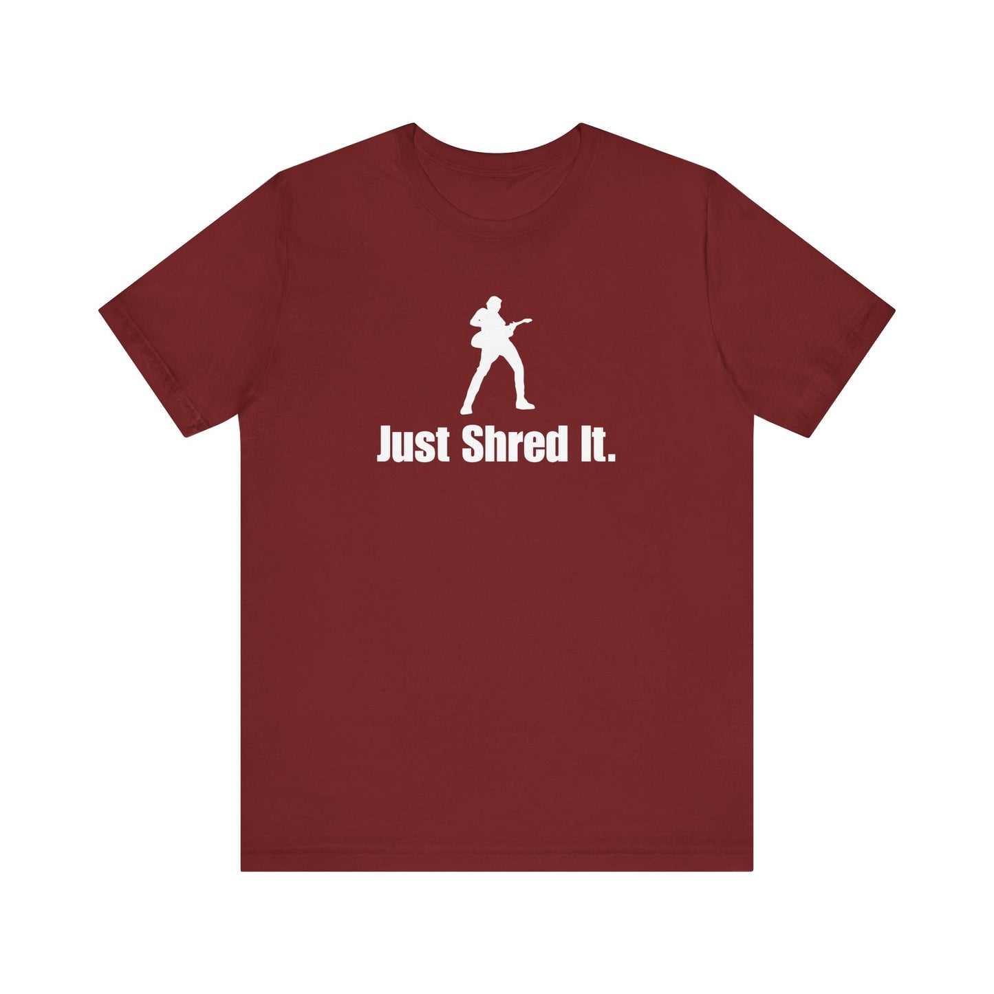 Music Lover's Unisex Tee - Just Shred It, Concert Shirt, Band Merch, Gift for Musicians, Rock T-Shirt