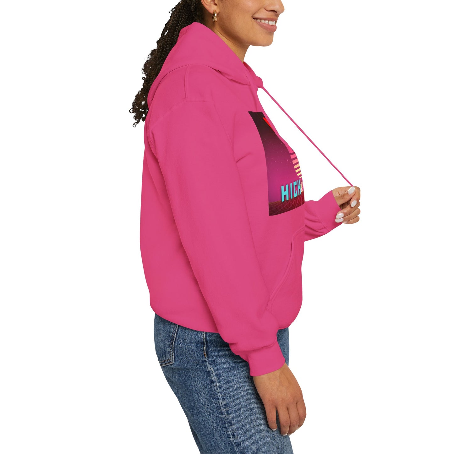Retro Music-Inspired Hoodie - Unisex Heavy Blend Sweatshirt, Cozy Gift for Musicians, Concerts, Festivals, and Parties