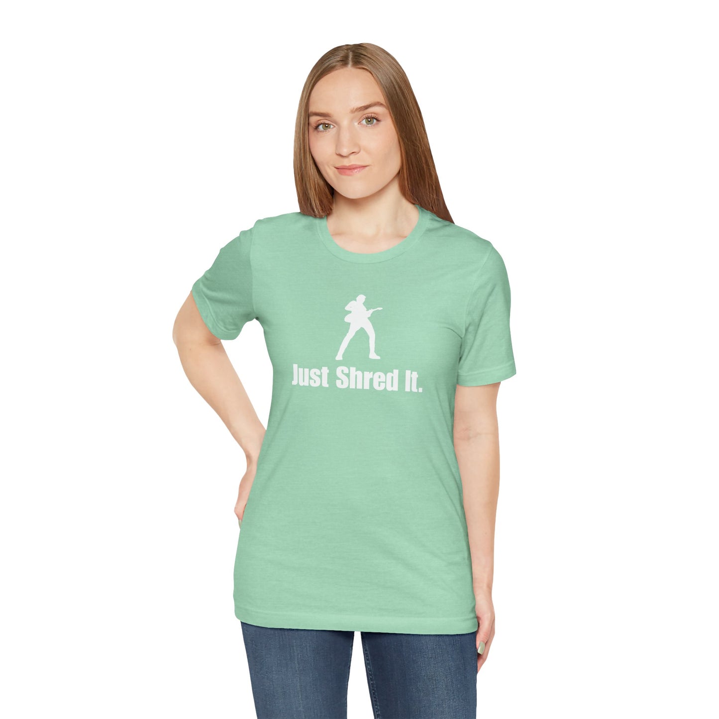 Music Lover's Unisex Tee - Just Shred It, Concert Shirt, Band Merch, Gift for Musicians, Rock T-Shirt