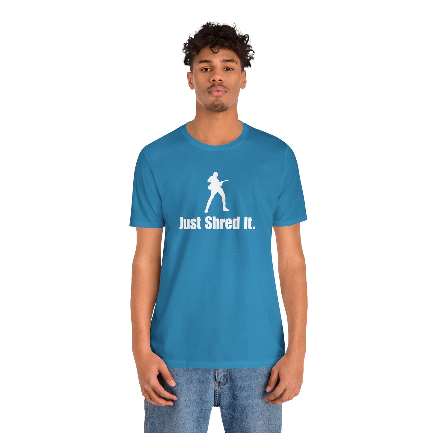 Music Lover's Unisex Tee - Just Shred It, Concert Shirt, Band Merch, Gift for Musicians, Rock T-Shirt