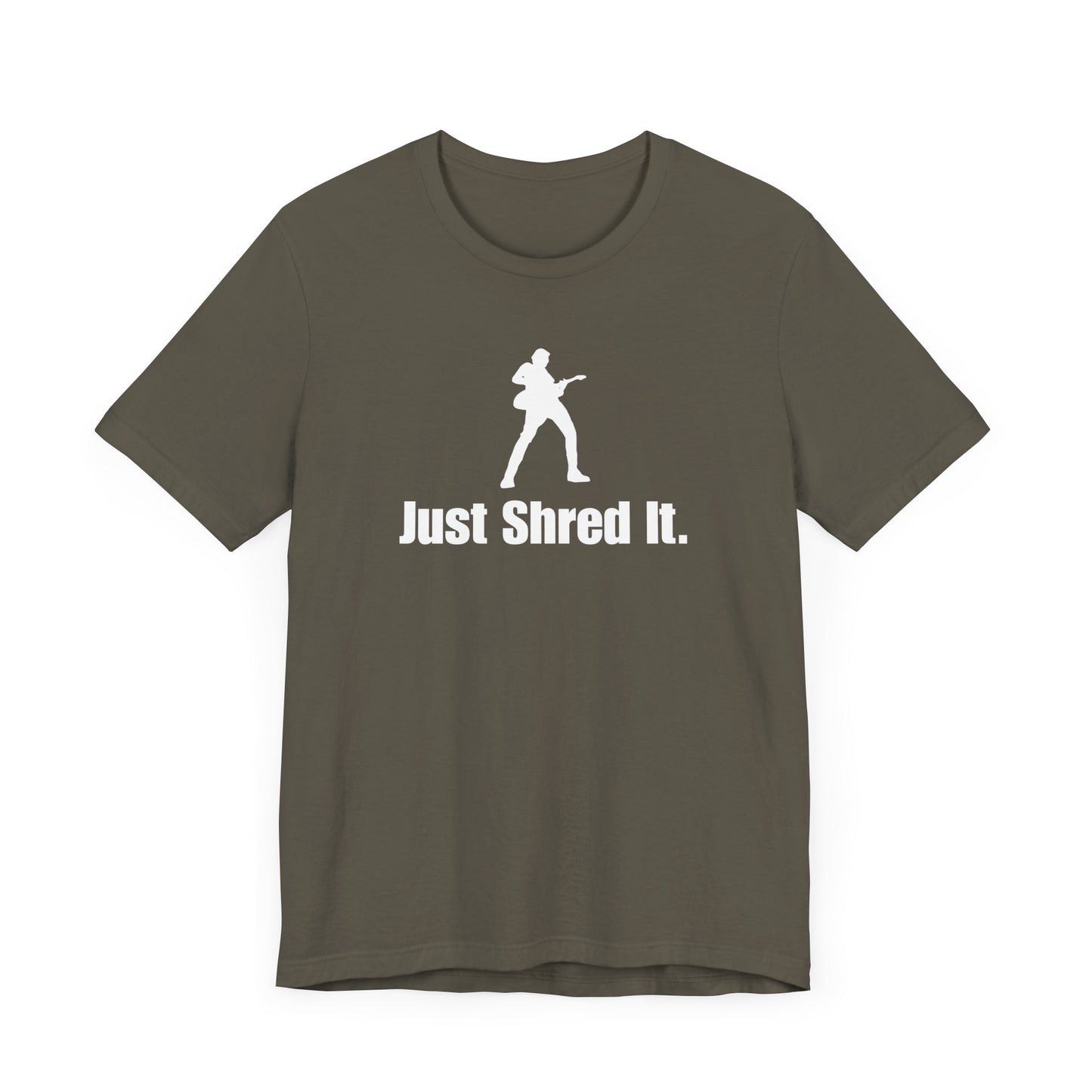 Music Lover's Unisex Tee - Just Shred It, Concert Shirt, Band Merch, Gift for Musicians, Rock T-Shirt