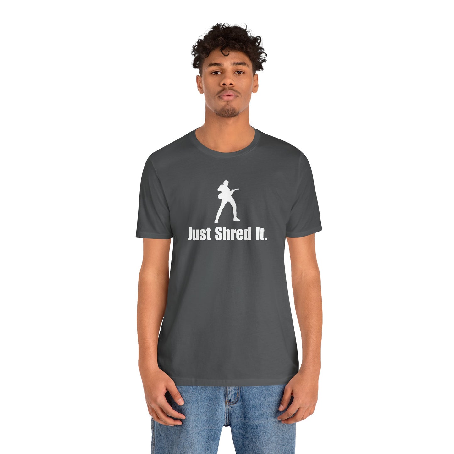 Music Lover's Unisex Tee - Just Shred It, Concert Shirt, Band Merch, Gift for Musicians, Rock T-Shirt
