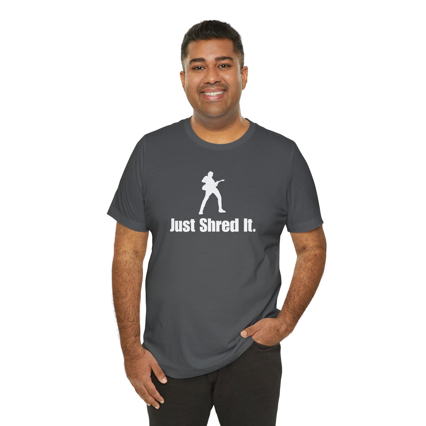 Music Lover's Unisex Tee - Just Shred It, Concert Shirt, Band Merch, Gift for Musicians, Rock T-Shirt