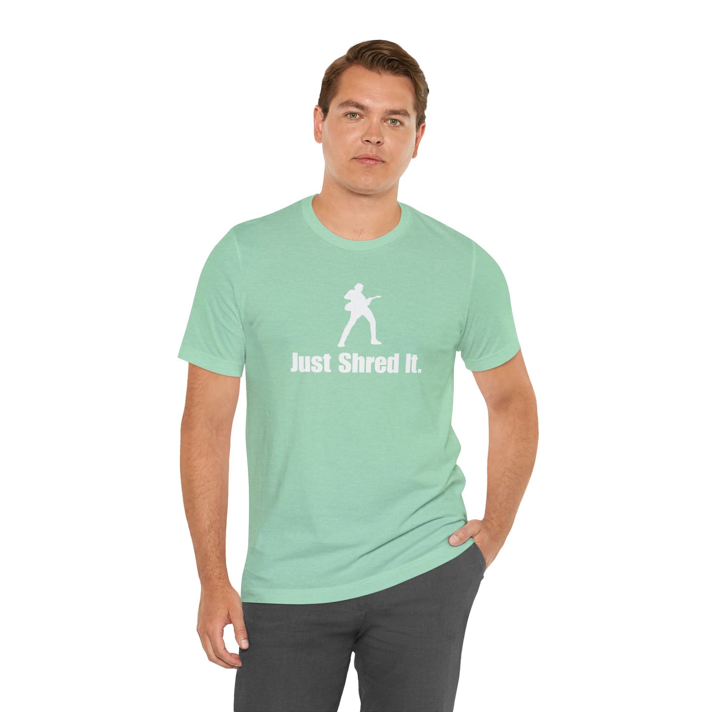 Music Lover's Unisex Tee - Just Shred It, Concert Shirt, Band Merch, Gift for Musicians, Rock T-Shirt
