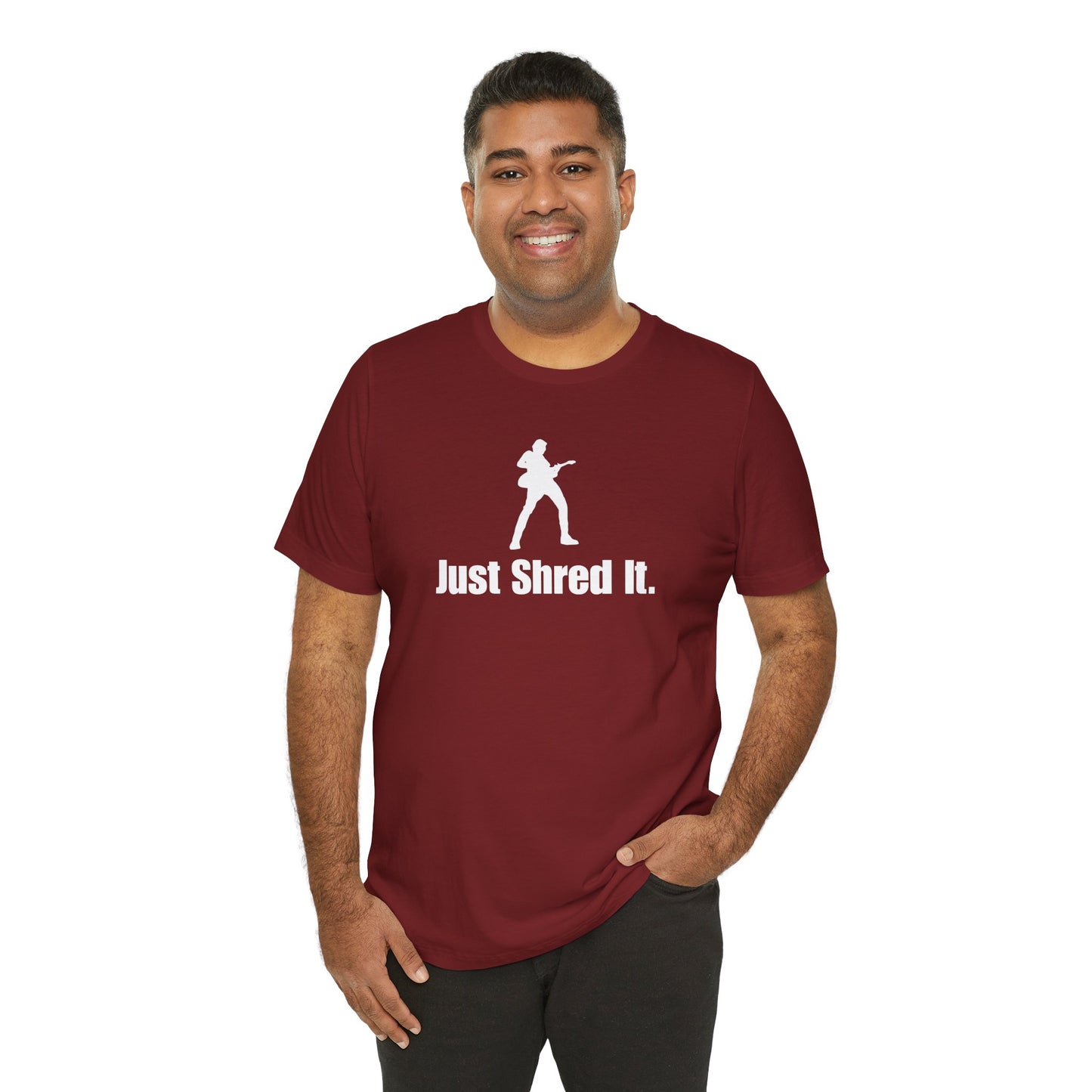 Music Lover's Unisex Tee - Just Shred It, Concert Shirt, Band Merch, Gift for Musicians, Rock T-Shirt