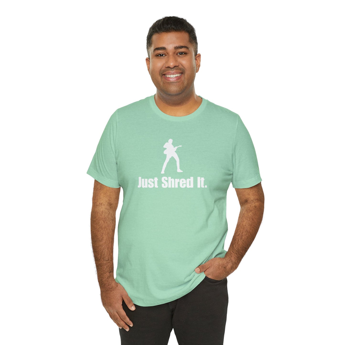 Music Lover's Unisex Tee - Just Shred It, Concert Shirt, Band Merch, Gift for Musicians, Rock T-Shirt