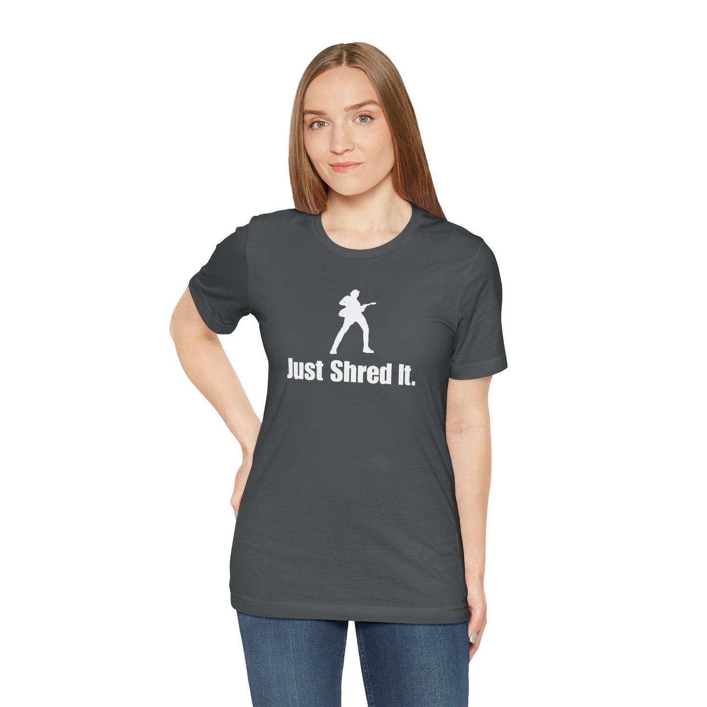 Music Lover's Unisex Tee - Just Shred It, Concert Shirt, Band Merch, Gift for Musicians, Rock T-Shirt