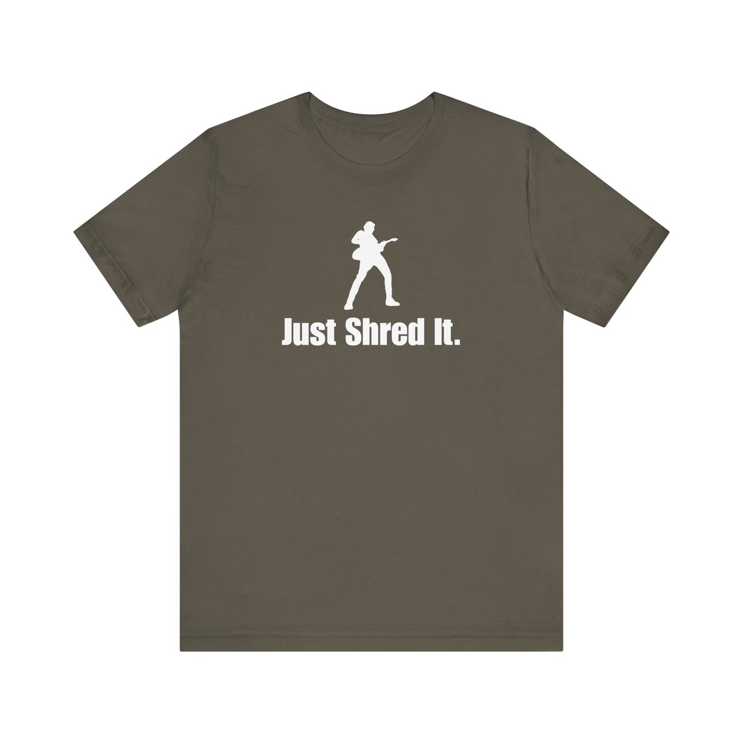 Music Lover's Unisex Tee - Just Shred It, Concert Shirt, Band Merch, Gift for Musicians, Rock T-Shirt