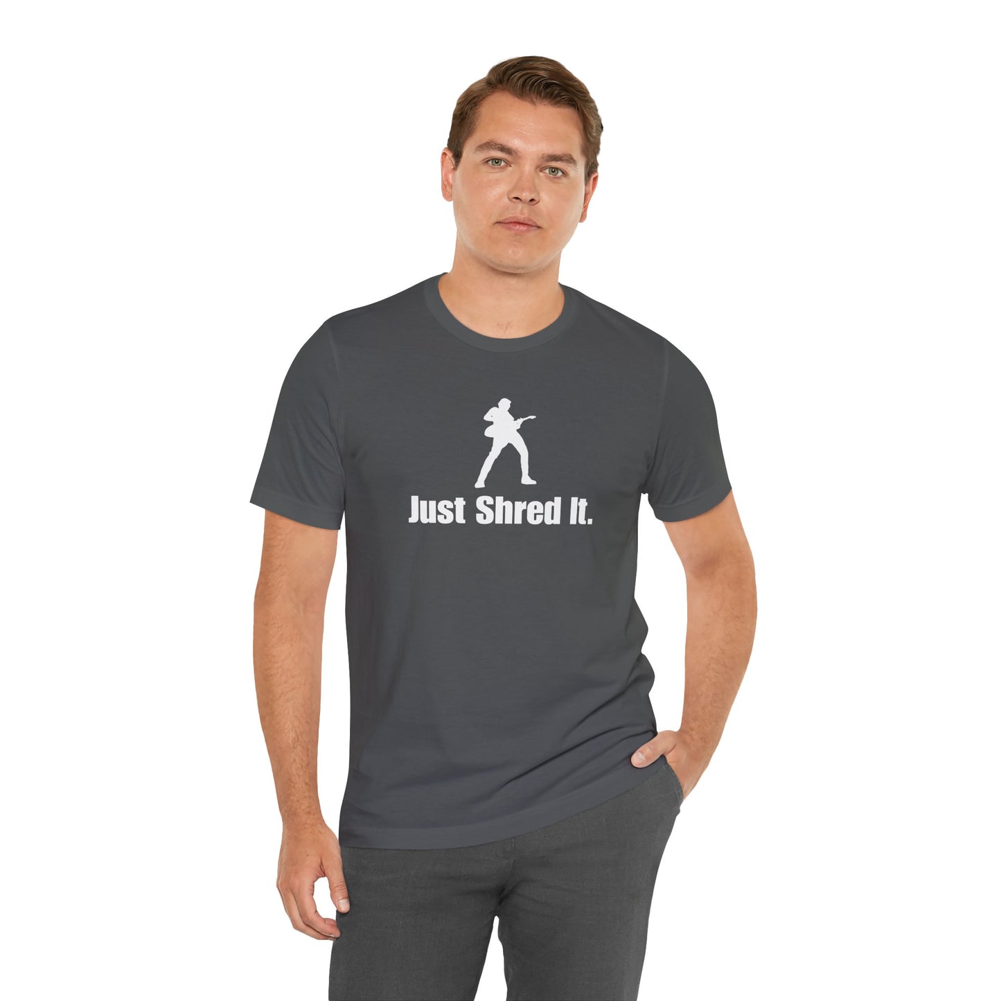 Music Lover's Unisex Tee - Just Shred It, Concert Shirt, Band Merch, Gift for Musicians, Rock T-Shirt