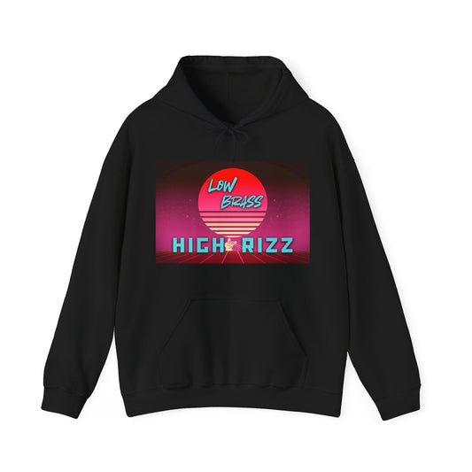 Retro Music-Inspired Hoodie - Unisex Heavy Blend Sweatshirt, Cozy Gift for Musicians, Concerts, Festivals, and Parties